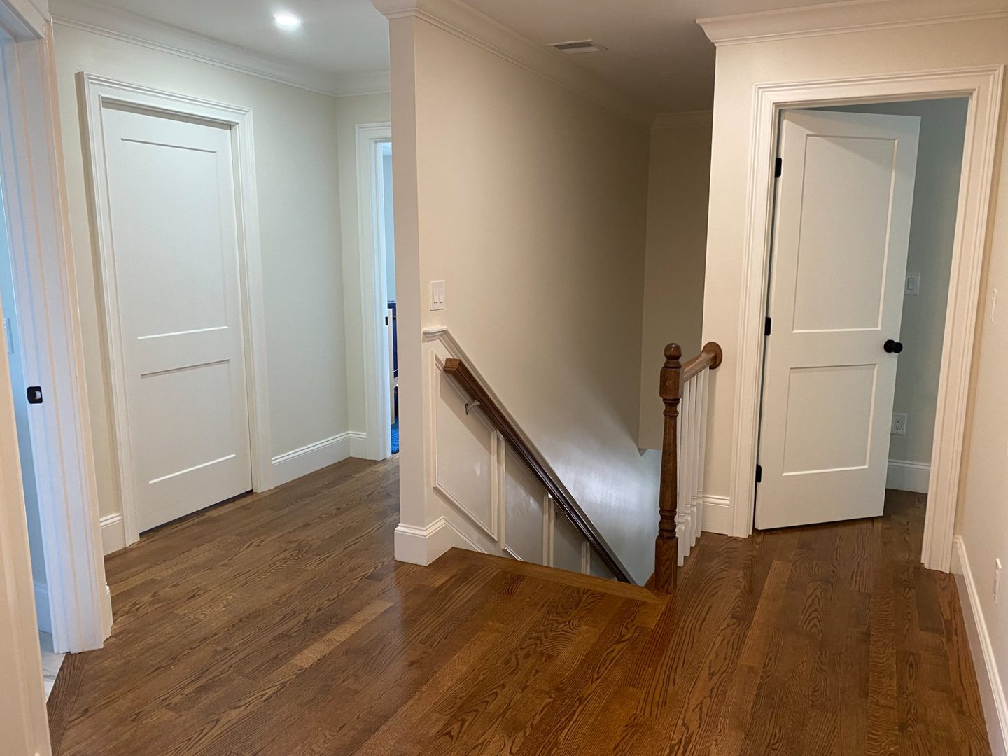 Hallway in Arlington custom home