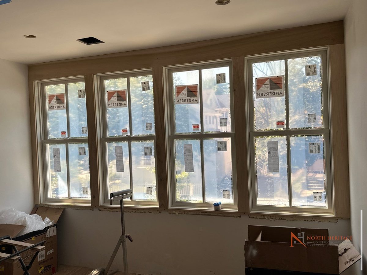 Andersen 400 series windows installed in Somerville home addition